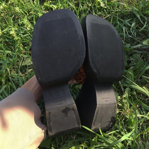 Y2K cheetah print platform sandals - Picture 5 of 8